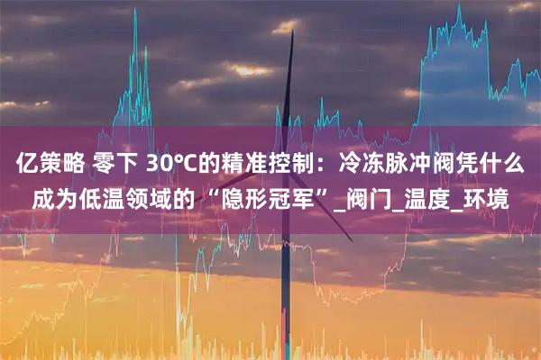 亿策略 零下 30℃的精准控制：冷冻脉冲阀凭什么成为低温领域的 “隐形冠军”_阀门_温度_环境